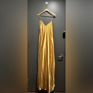 gold fashion nova maxi dress